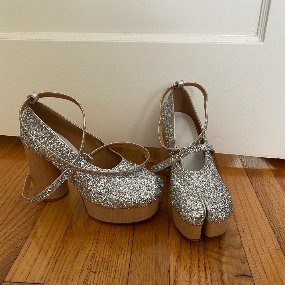 ❌SOLD❌ Margiela Tabi Glitter Heels